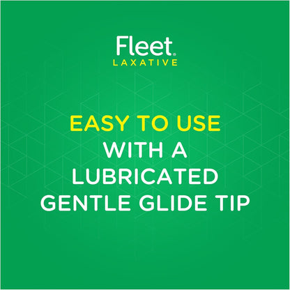 Laxative Saline Enema, Constipation Relief for Adults, Fast-Acting Prefilled Enema Kit, 4.5 Fl Oz, 2 Bottles