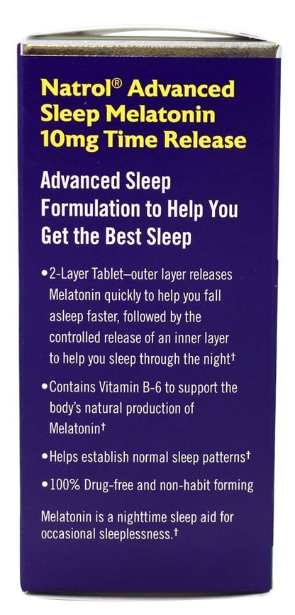 Natrol Advanced Sleep Melatonin, 10mg (60 TAB)